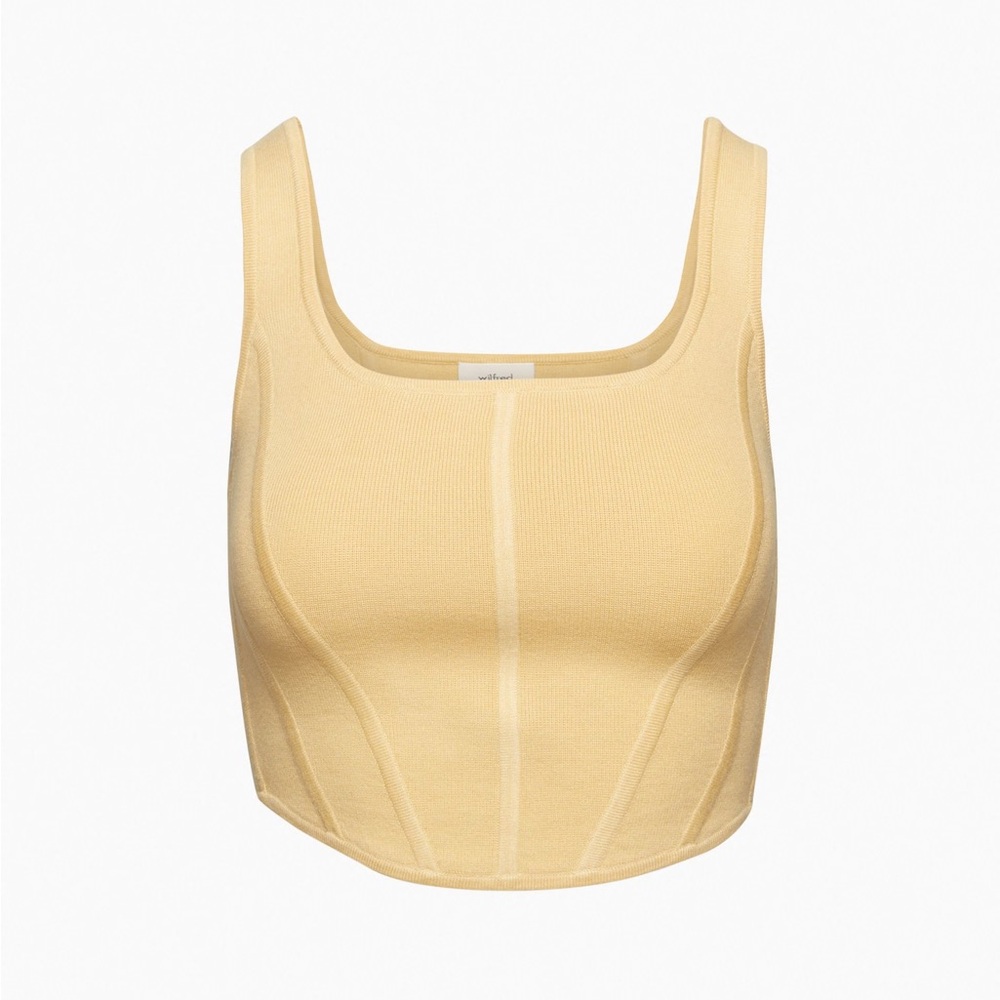 Aritzia Natalie Knit Corset Top - Size 2XS